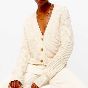 J. Crew | Three Button Pocket Front Cardigan